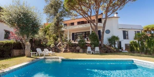  This villa  is located in Costa Brava, St. Antoni de Calonge in Spain.