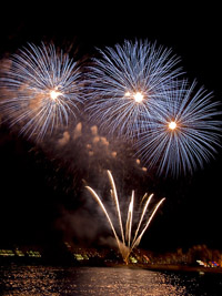 Blanes Feuerwerk Festival, im Juli